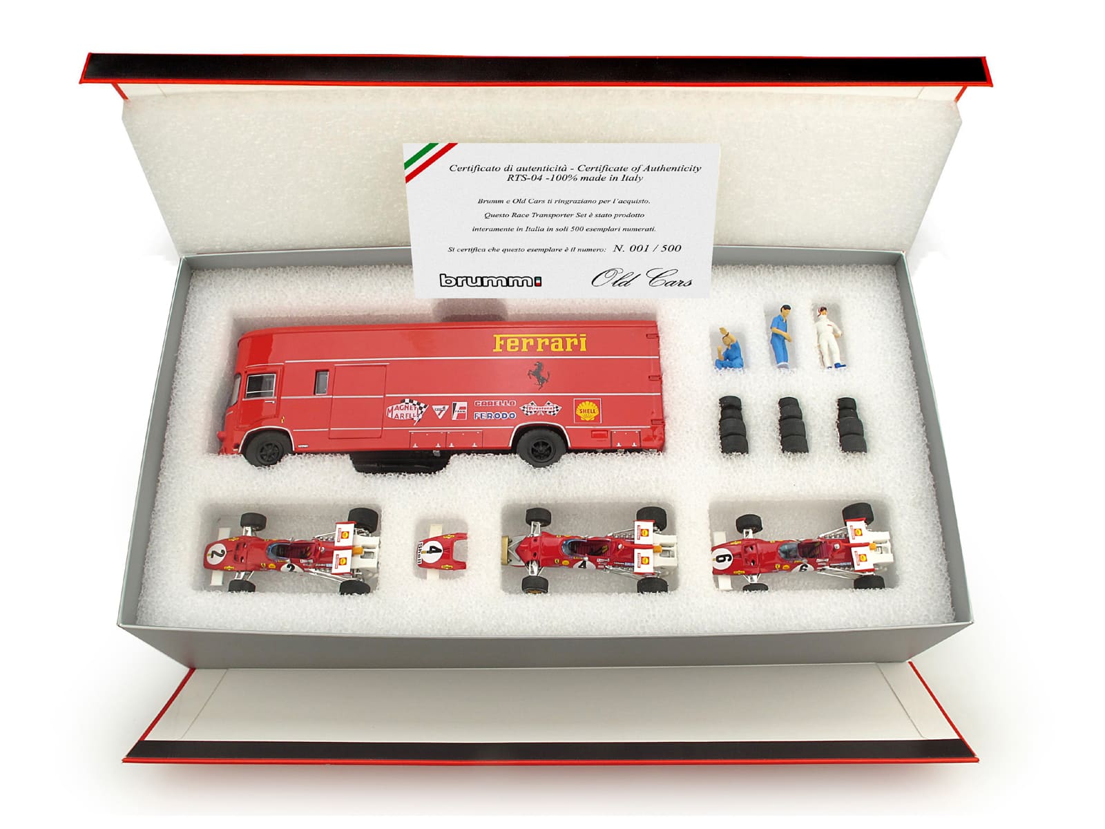 In questa foto è possibile ammirare il set nella sua interezza.