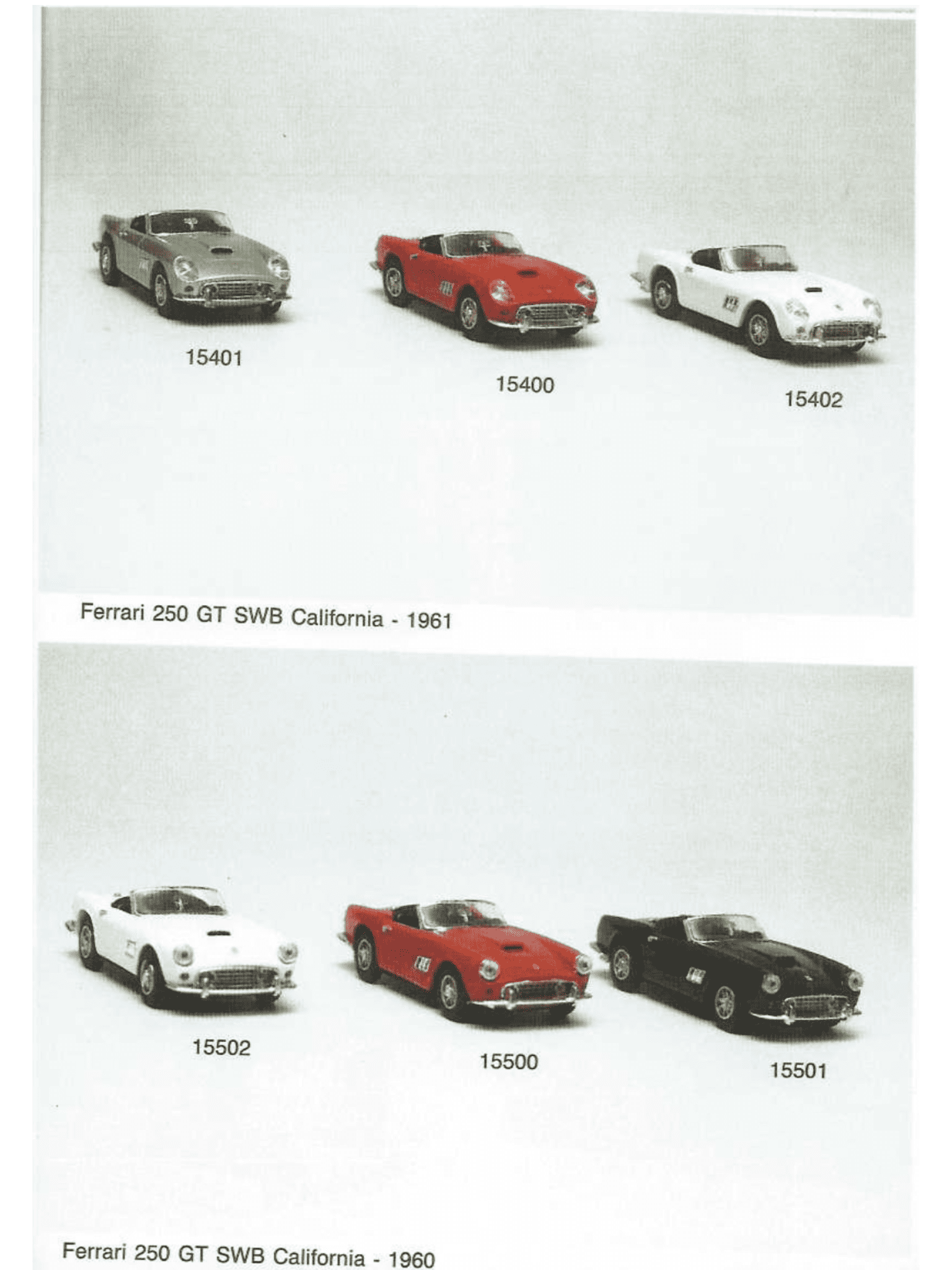 Si tratta di miniature di modesta fattura, che non sono riuscite a fare breccia nel cuore dei collezionisti.