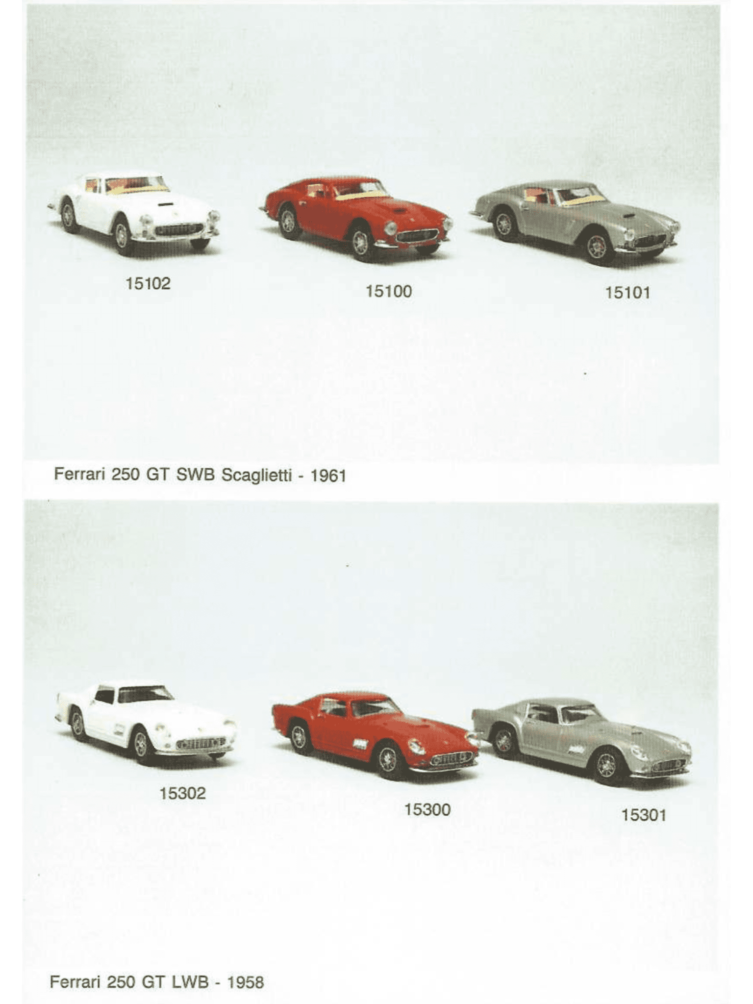 Nel 1991 la Old Cars realizza una serie di Ferrari per la Idea3 di Torino, che vengono poi inserite a catalogo.