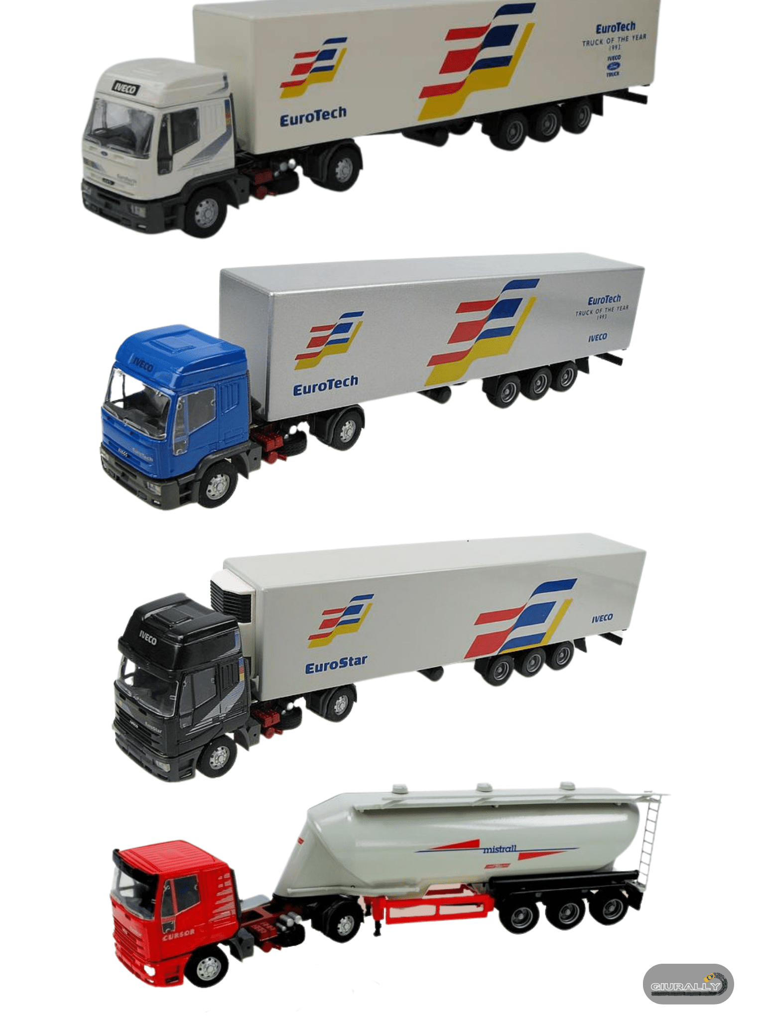 Sempre nello stesso periodo, la gamma Iveco si aggiorna con l'EuroTech e l'EuroStar: sarà un successo e il primo modello verrà eletto Truck of the Year.