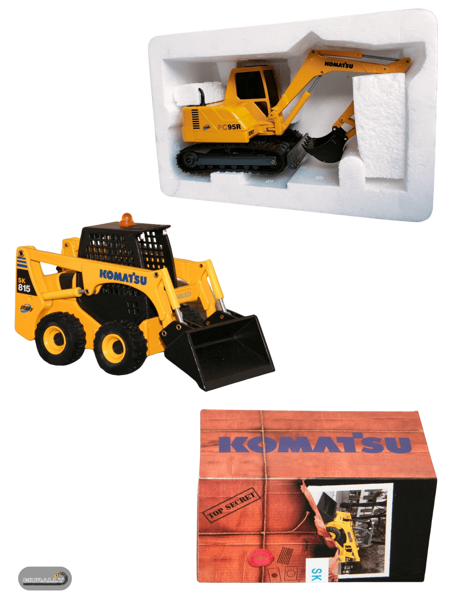 Negli anni Duemila fanno la comparsa a catalogo nuovi mezzi da lavoro Komatsu...