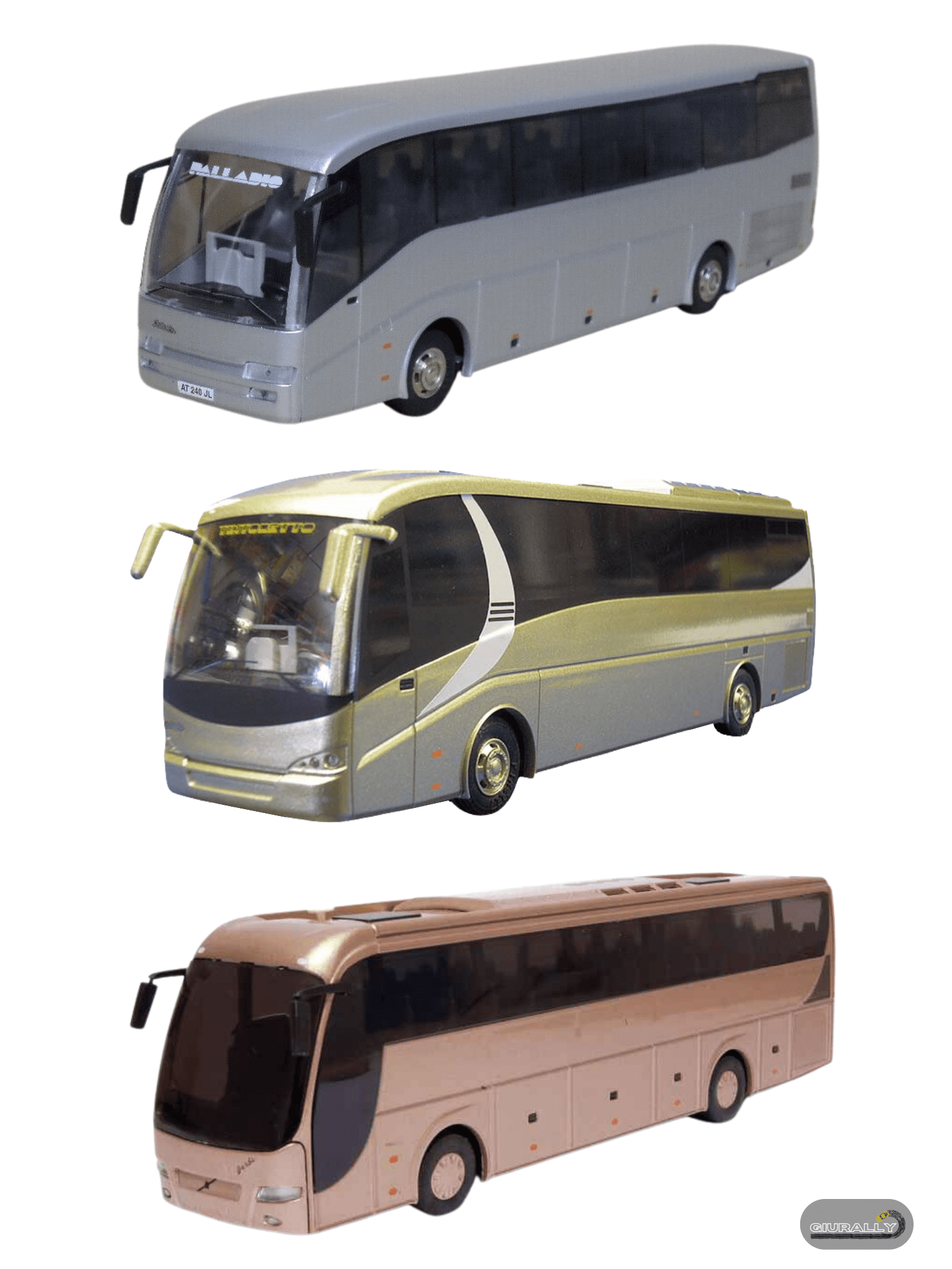 I Dallavia Palladio e Tintoretto e il Volvo Genesis sono gli ultimi pullman prodotti dalla Old Cars. Oggi sono fra i pezzi più ricercati del marchio.