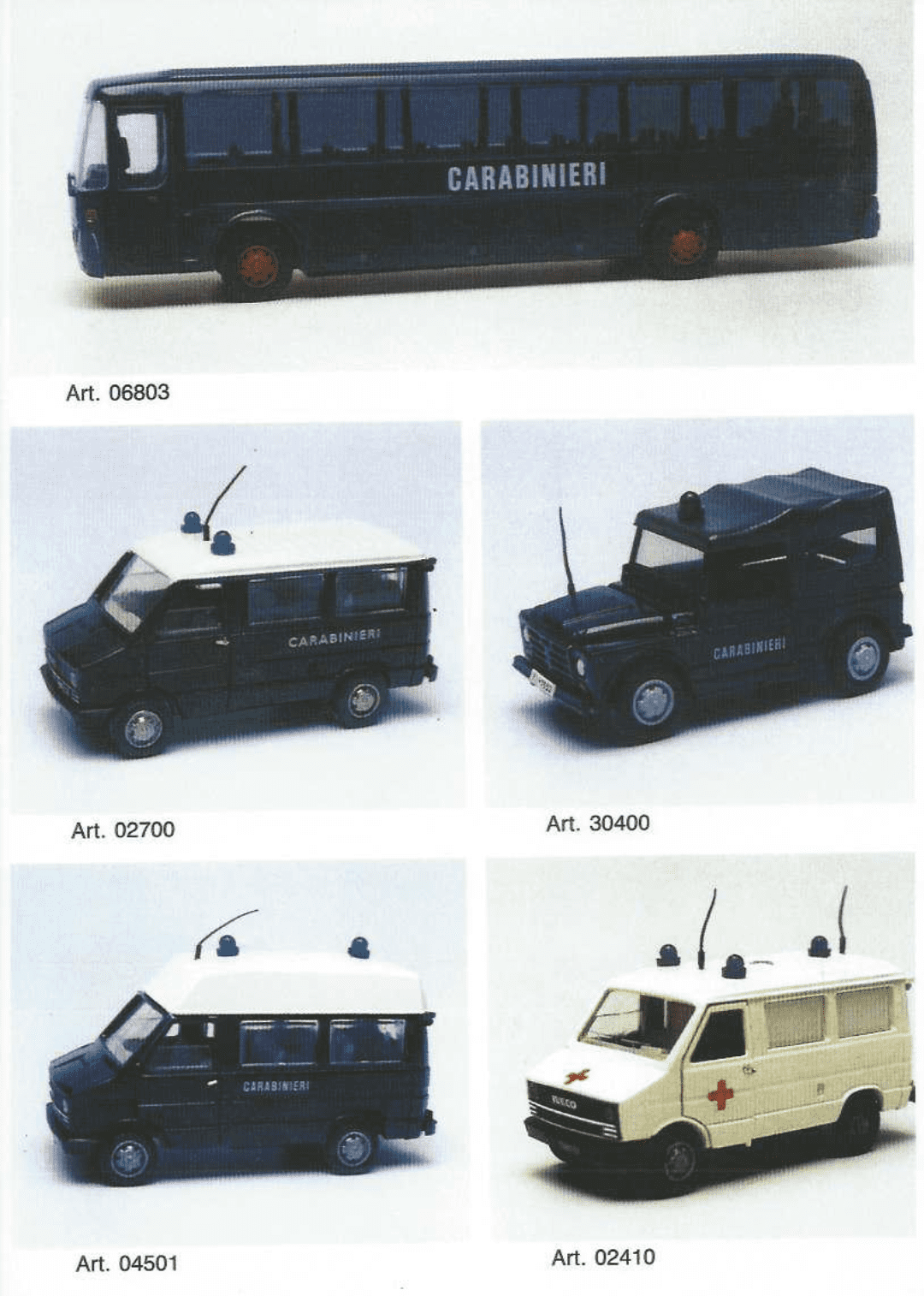 Alcune varianti Old Cars delle forze dell'ordine e di emergenza.