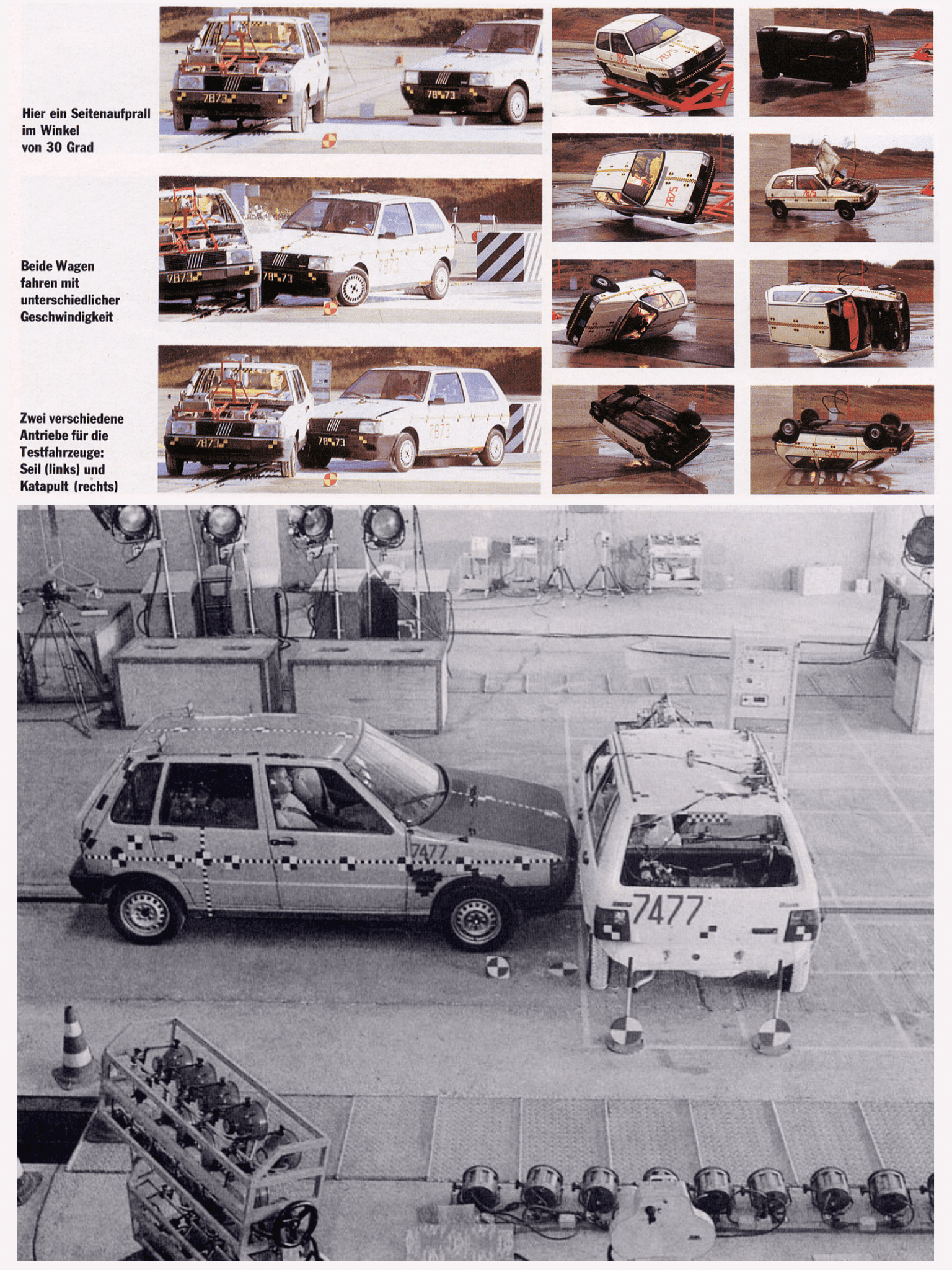 La Uno è stata sottoposta a severi crash-test per verificarne la sicurezza.