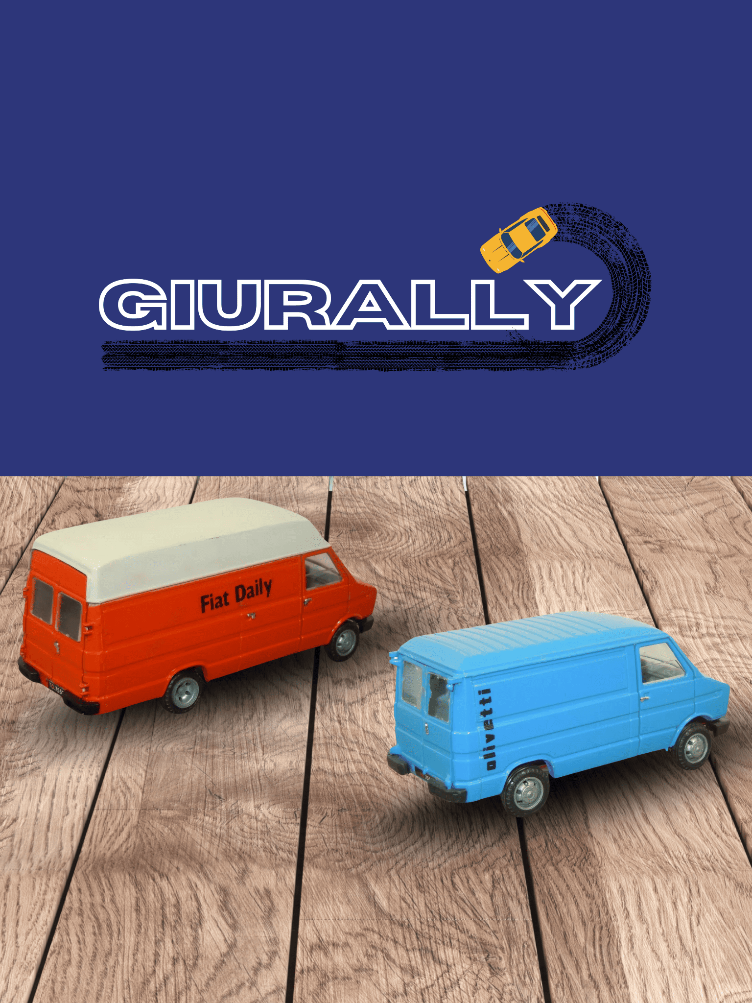 La posizione iniziale delle cerniere degli sportelli posteriori del Daily/Grinta (modello arancione) è stata modificata negli esemplari successivi (modello azzurro).